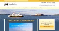 Desktop Screenshot of cascobaylines.com